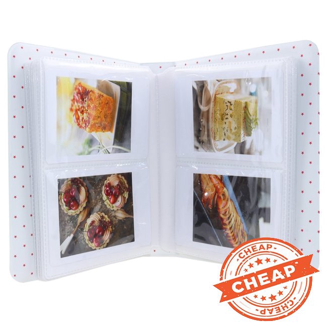 Photo Paper Film Album Set for Fujifilm Instax Mini Camera, Polaroid Snap, Z2300, SocialMatic & Zip