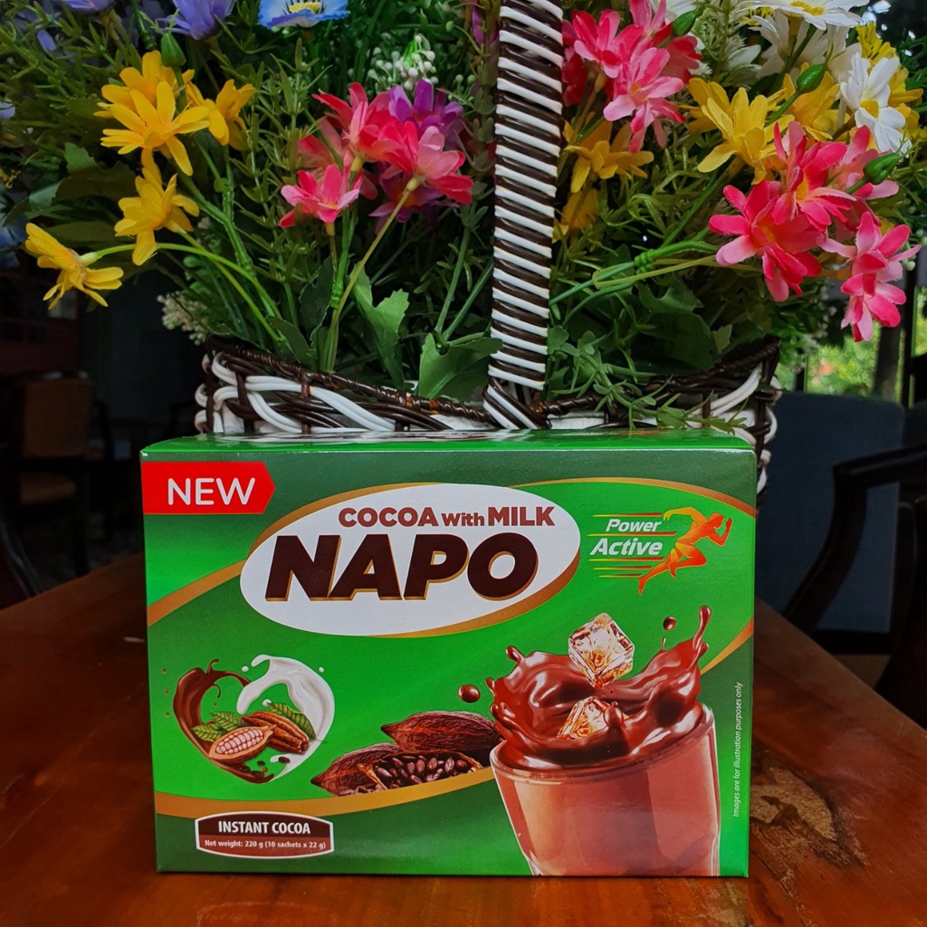 Cacao Sữa Napo - Napoli Coffee 22g/gói - Bổ sung năng lượng cho buổi sáng