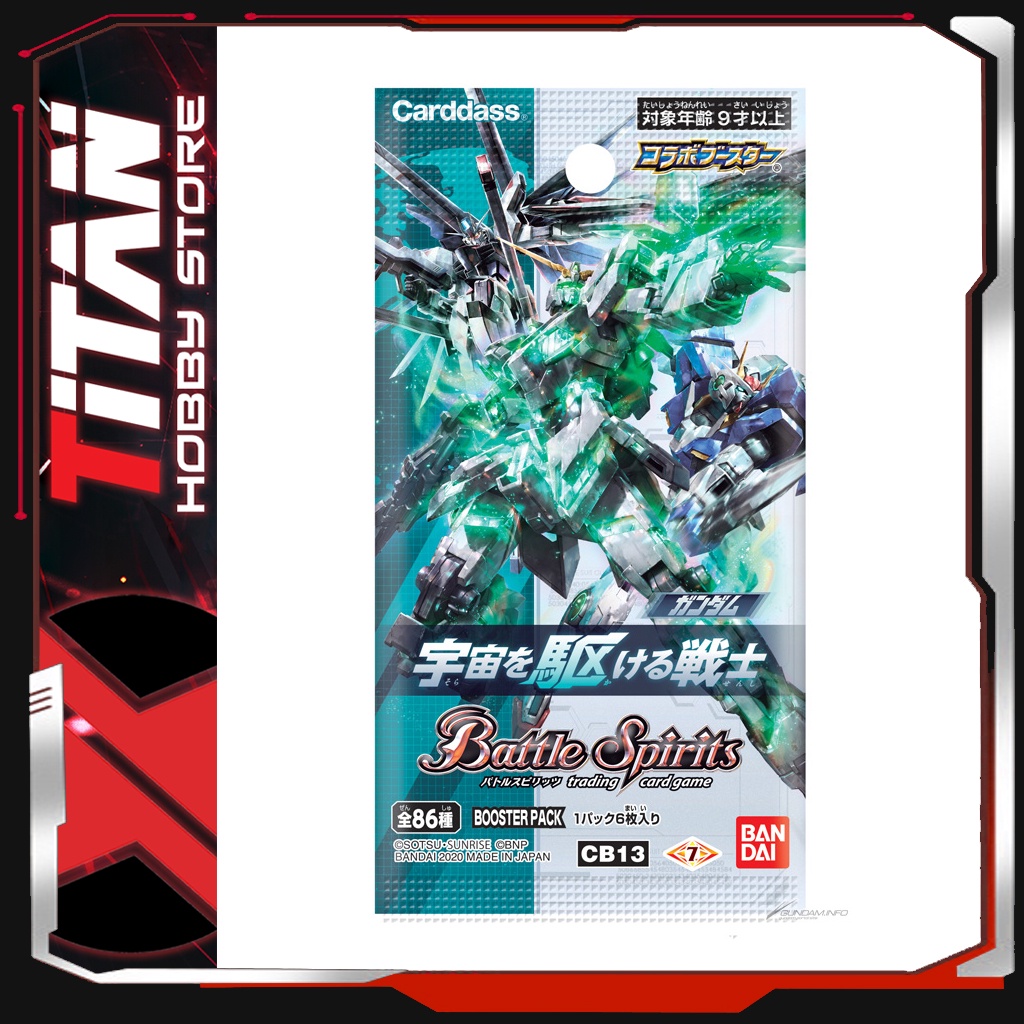 Gói Cờ Bài Gundam Chiến Thuật Battle Spirits CB13 (Random)