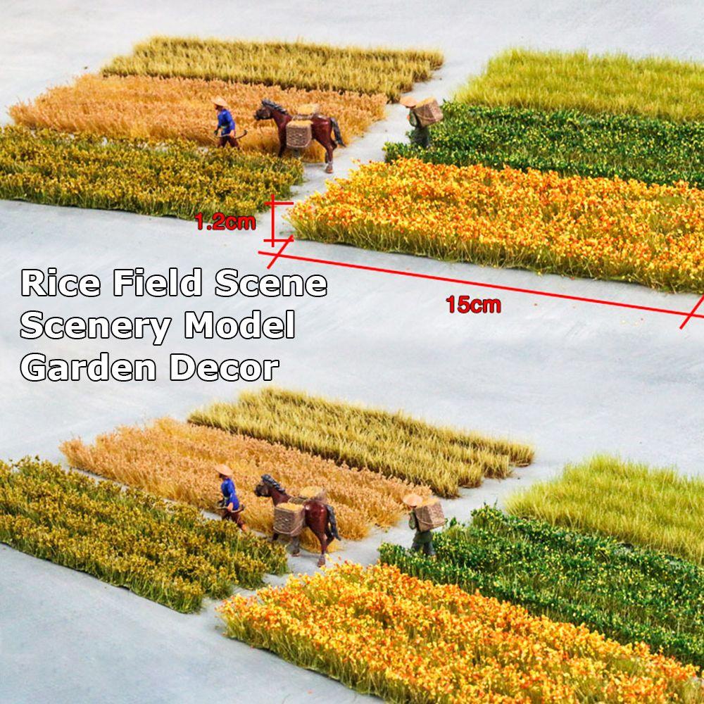 Jane Rice Field Vật Liệu Wargame Bãi Cỏ Tufts Thu Nhỏ Trang Trí Sân Vườn