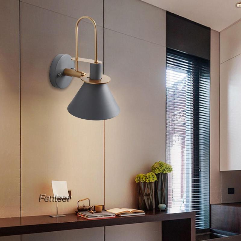 Industrial Wall Sconce E27 Creative Modern for Indoor Bedroom Aisle