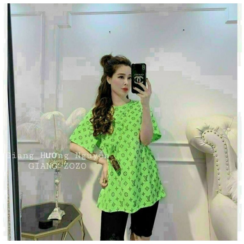 Set bộ áo thun tay lỡ form rộng kèm quần ngố thun ôm có video sản phẩm