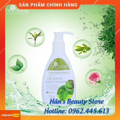 (+Quà)👍 Dung Dịch Vệ Sinh Phụ Nữ Trầu Không I'm Nature👍 150ml