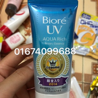 Kem chống nắng Biore Aqua Rich Water Gel