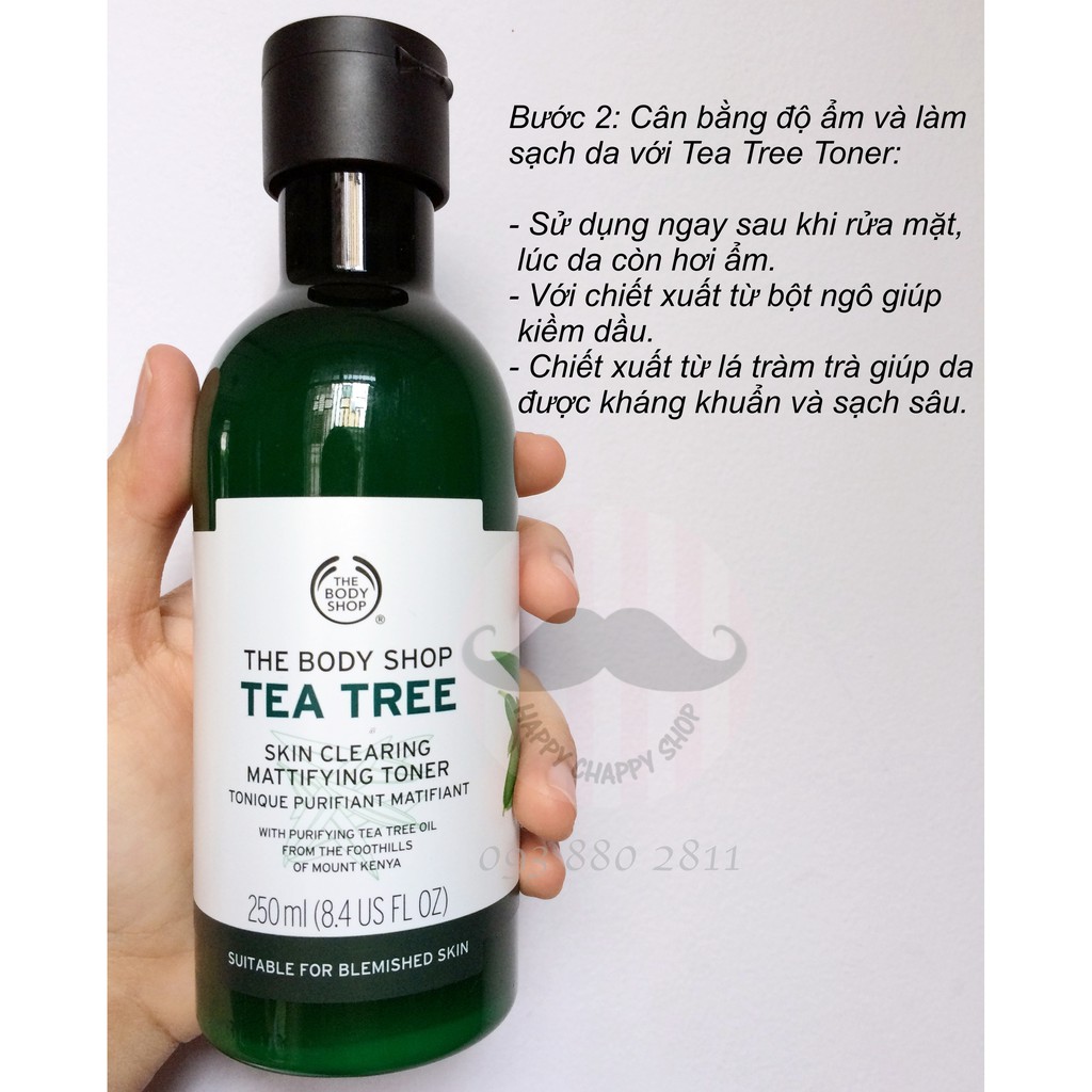 Toner kiềm dầu Tea Tree The Body Shop