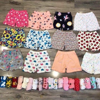 Sét 10 Quần chục đùi cotton borip xuất dư cho bé trai bé gái