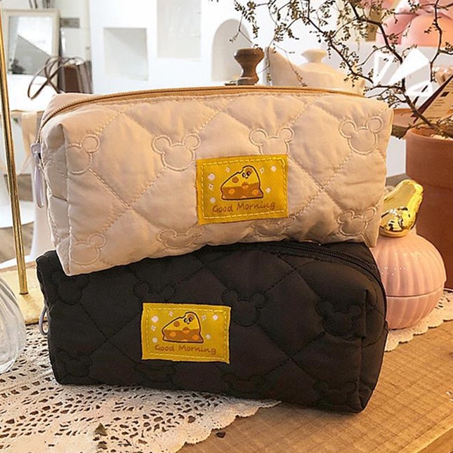 Túi Đựng Bút Cỡ Lớn Thêu Họa Tiết Dễ Thương Cho Học Sinh