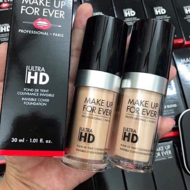 AUTH STORE -Kem nền Make Up Forever Ultra HD Foundation vợt sale ( inbox chọn tone)