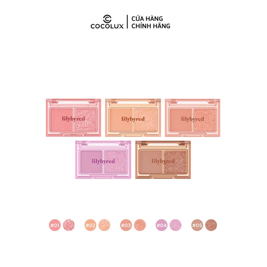 Phấn mắt Lilybyred Little Bitty Moment Shadow Cocolux