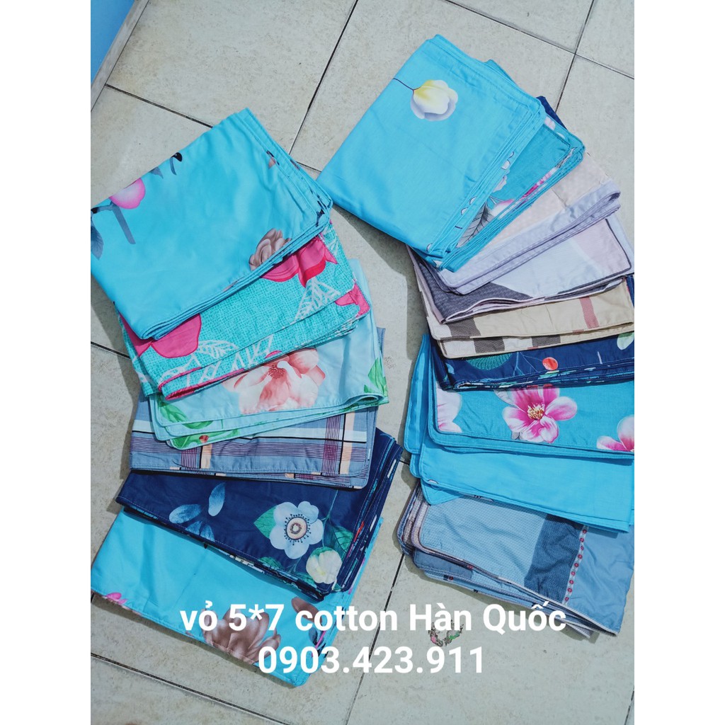 áo gối cotton Thắng Lợi và cotton Hàn Quốc - xịn sò siêu rẻ, mát k xù, k phai