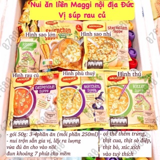 Nui ăn liền Maggi Đức 50g cho bé từ 1 tuổi