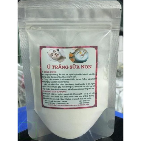 500gr Bột Ủ trắng Sữa Non kích trắng an toàn handmade.