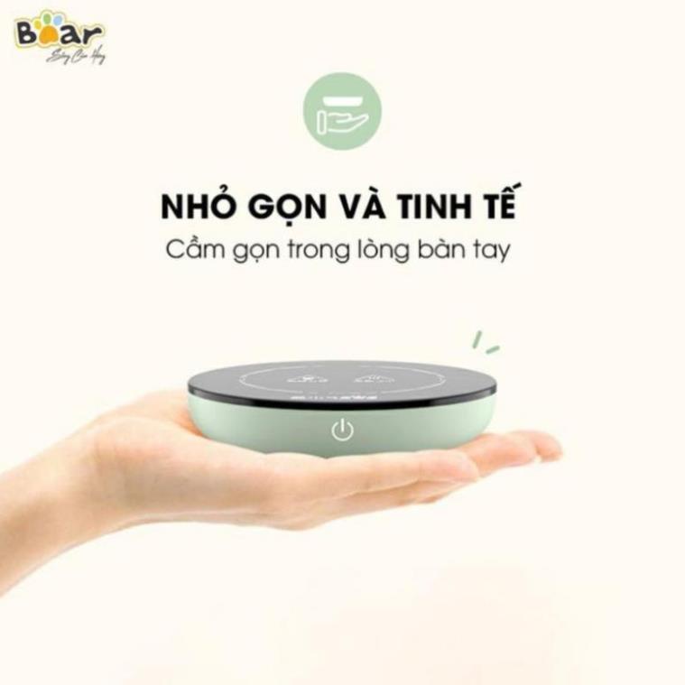 Đế Hâm Nóng Đồ Uống Thức Ăn Đa Năng Bear, Đế Làm Nóng Đồ Uống Bằng Điện, An Toàn_ Kèm Cốc_Bear DRBD-A16B1_ BH 1 Năm