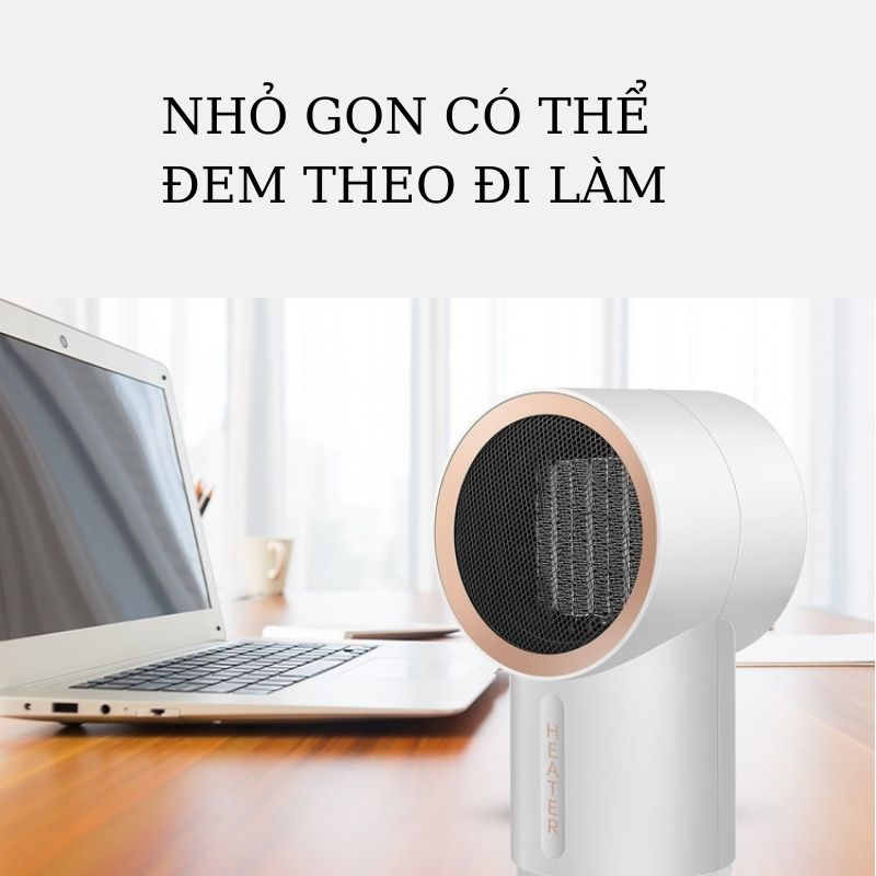 Máy sưởi ấm mùa đông mini cầm tay để bàn nhỏ gọn dành cho hộ gia đình tiện lợi