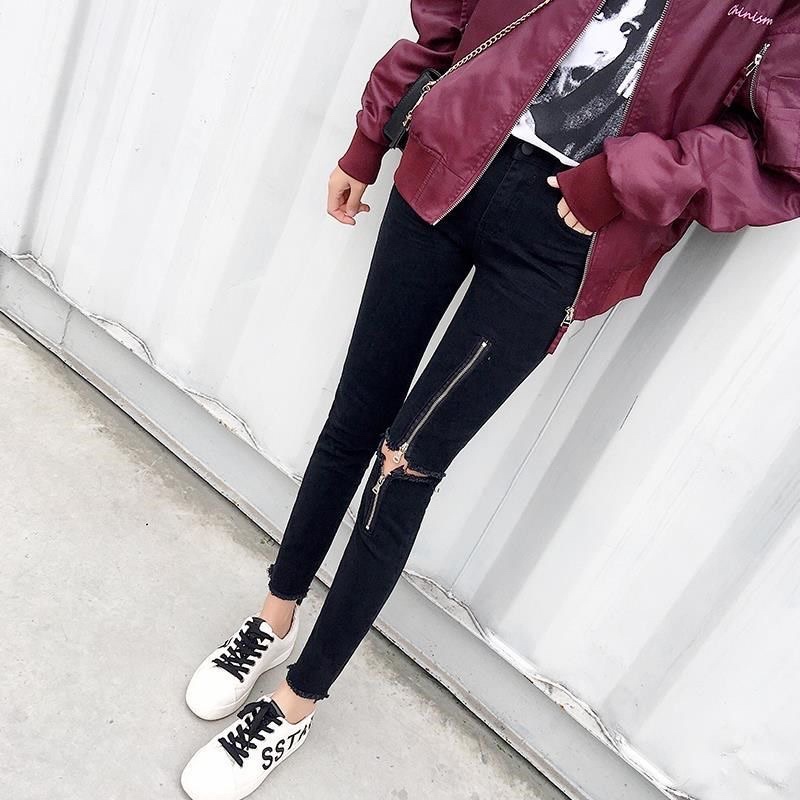 Quần Đen Kéo Khoá Gối Siêu HOT