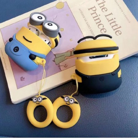 Case Vỏ Bao Airpods Đựng Tai Nghe Airpod 1 2 3 Cover i11, i12. Hình Minion Đáng Yêu