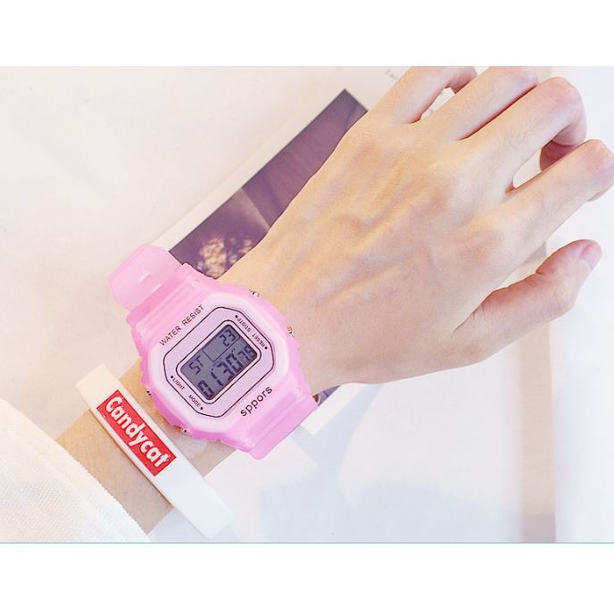 ⭐ Rẻ Vô Địch ⭐ Đồng hồ điện tử unisex SPPORS dây nhựa siêu đẹp DH005