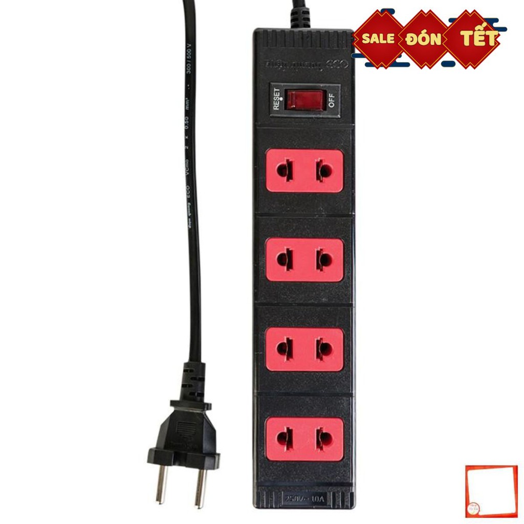 Ổ cắm Điện Quang ECO ĐQ ESK 42 ECO (4 lỗ 2 chấu)