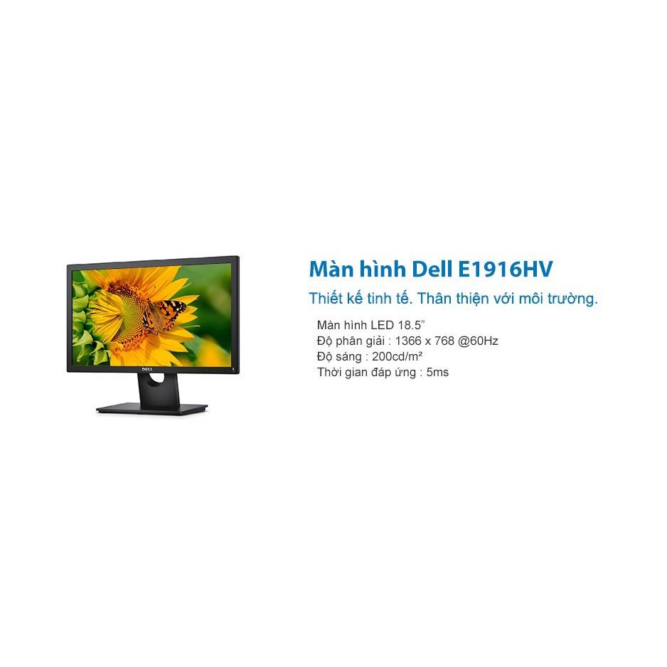 Máy tính để bàn đồng bộ Dell optiplex 390 ( Core i3 / 4G / SSD 120G ),Màn hình Dell 18.5 inch Wide - LED , Tặng Bàn phím