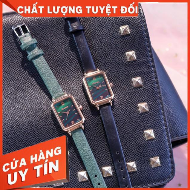 [SALE 50%] Đồng hồ nữ Ulzzang U012 chính hãng, dây da mềm đeo êm tay