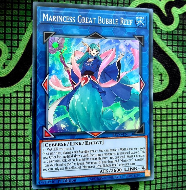 Thẻ Bài Mint90 Yugioh Link Marincess Great Bubble Reef