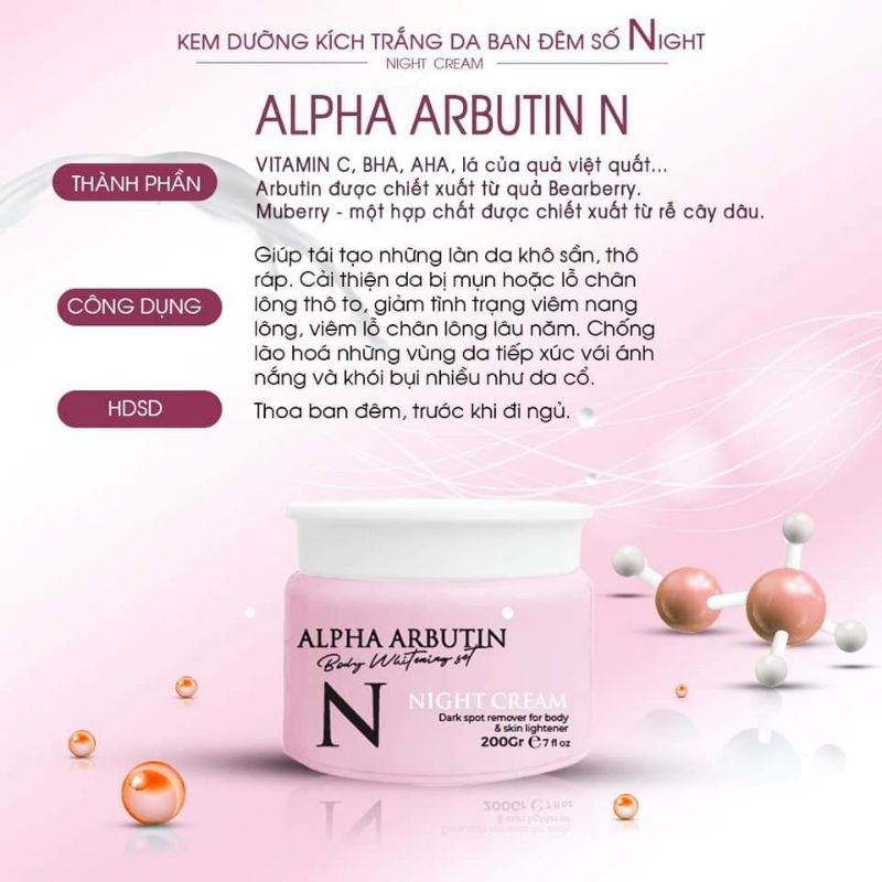 Combo 3 lọ Ủ TRẮNG - TẮM TRẮNG - DƯỠNG TRẮNG DA - ALPHA ARBUTIN | BigBuy360 - bigbuy360.vn