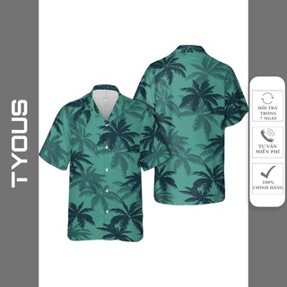 Áo sơ mi họa tiết GTA Vice city - Áo Tommy Vercetti cây dừa
