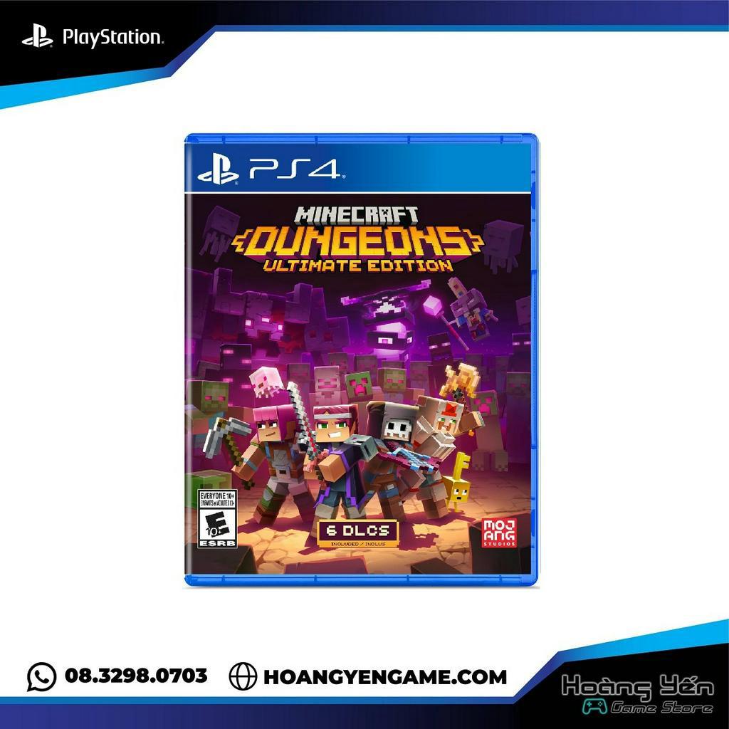 Đĩa Game PS4 Minecraft Dungeons Ultimate Edition