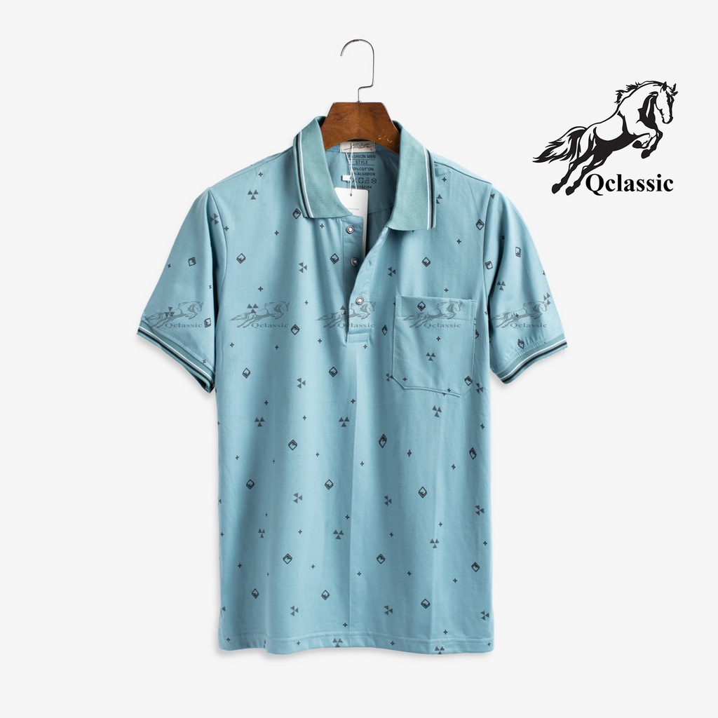 Áo polo nam tay ngắn có họa tiết chất liệu cotton bền, đẹp, không phai màu, thời trang và nhiều màu A0013