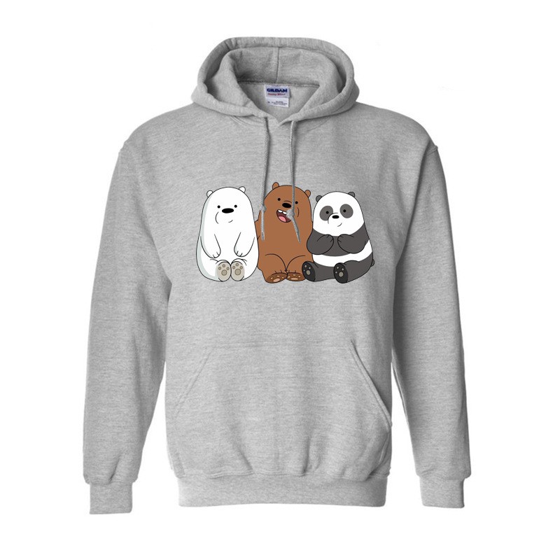 Áo Hoodie In Hình We Bare Bears Thời Trang Cho Nam Nữ | BigBuy360 - bigbuy360.vn
