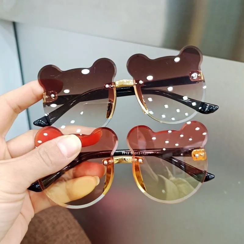 Kính Mát Tai Mèo Chống Tia UV Cho Bé Trai Bé Gái Phong Cách Hàn Quốc