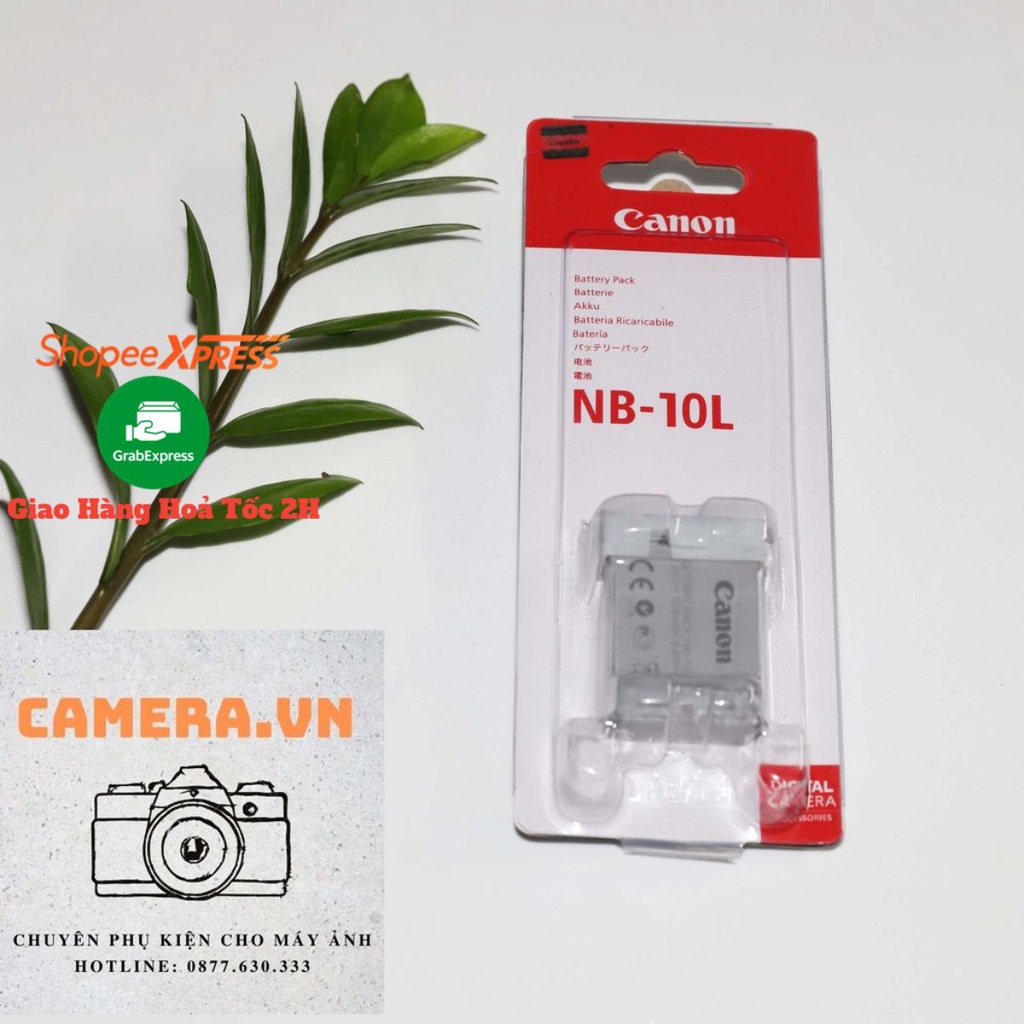 Pin máy ảnh Canon NB-10L  NB 10L  Cho canon SX40 X50 G15 16 G3X