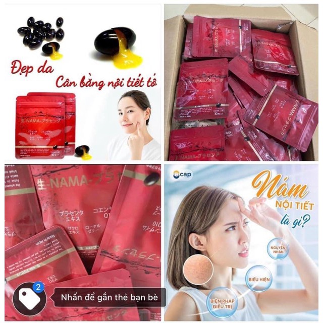 Viên uống nhau thai cừu Nama Placenta Nhật Bản