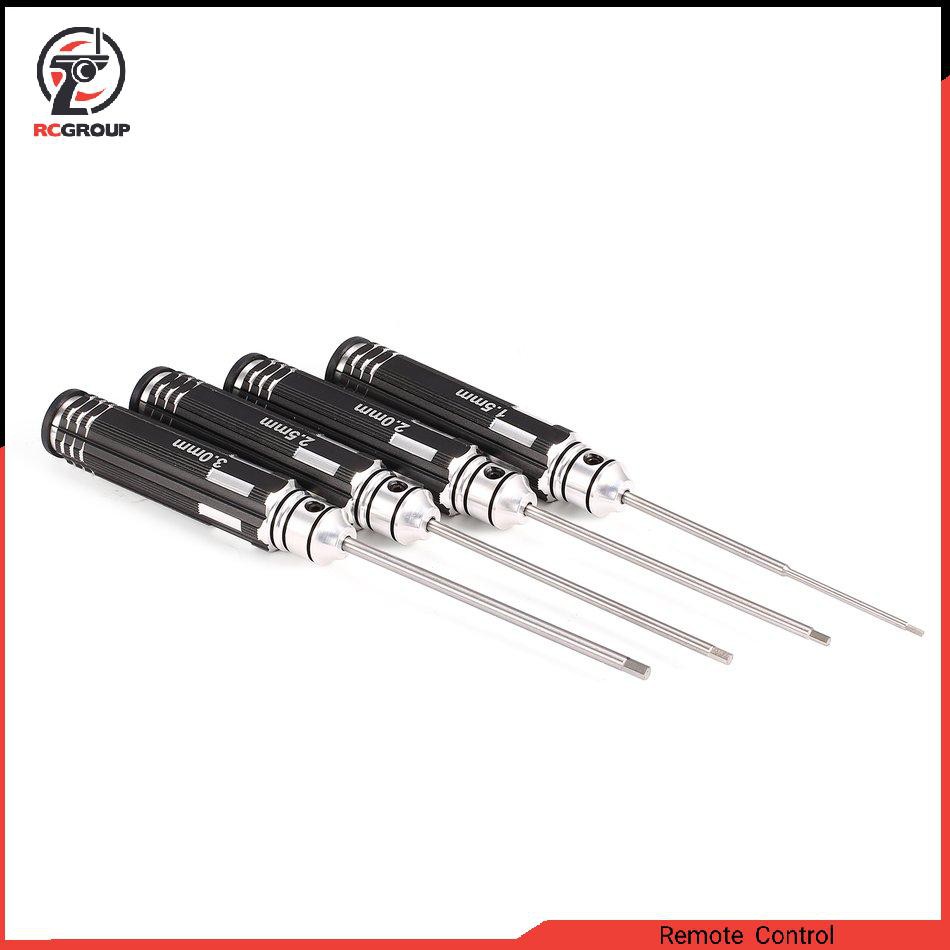 Công cụ mô hình Tuốc nơ vít thép trắng đen