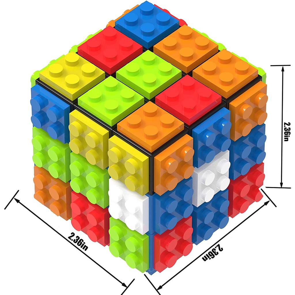 Đồ Chơi Khối Rubik 3x3 Trong 1 Màu Đen Giúp Rèn Luyện Trí Não