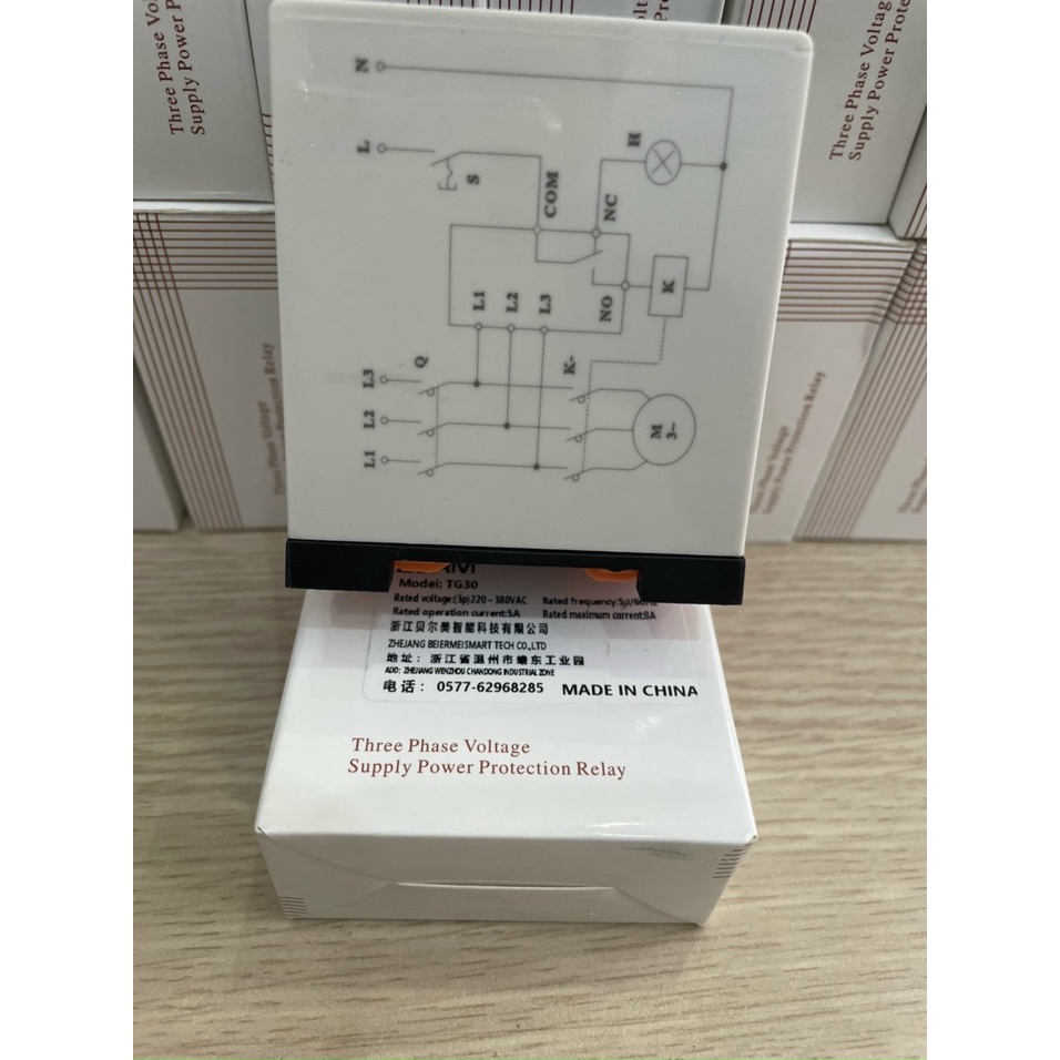 Rơle bảo vệ pha bảo vệ điện áp BERM TG30