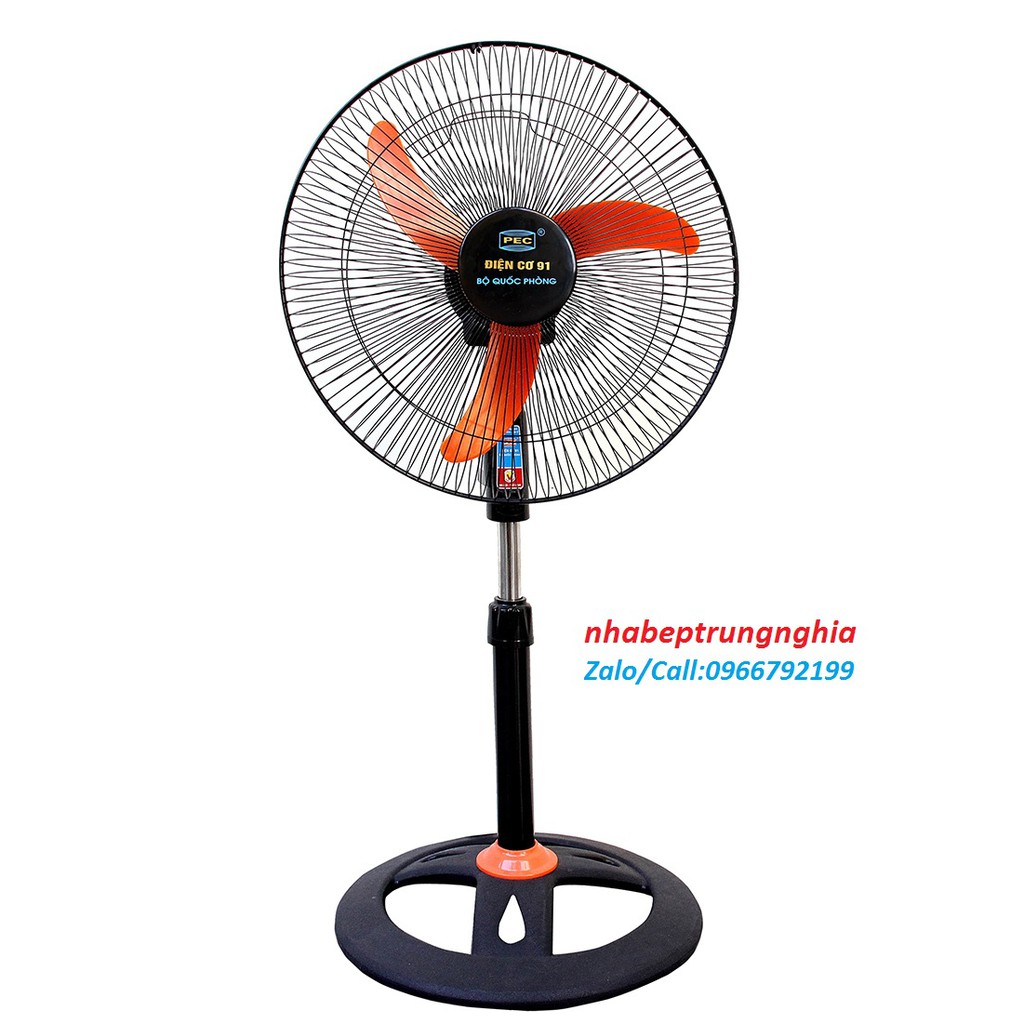 Quạt rút điện cơ 91 QR-THA (Quạt cây, Quạt đứng lửng) sải cánh 40cm - Bộ Quốc Phòng