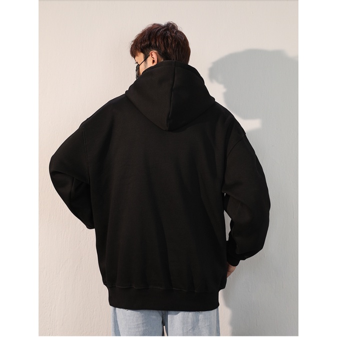Áo Hoodie Nỉ Phối Mũ Trùm Đầu 2 Lớp Siêu Dày Cộp Phong Cách Núi Đơn Giản, Chất Liệu Dày Dặn Thoải Mái Mix Đồ Kiêu ZANGZ