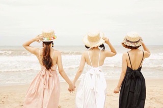 Đầm maxi nơ lưng
