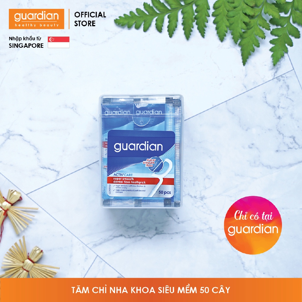 Tăm Chỉ Nha Khoa Guardian Siêu Mềm – 50 cây