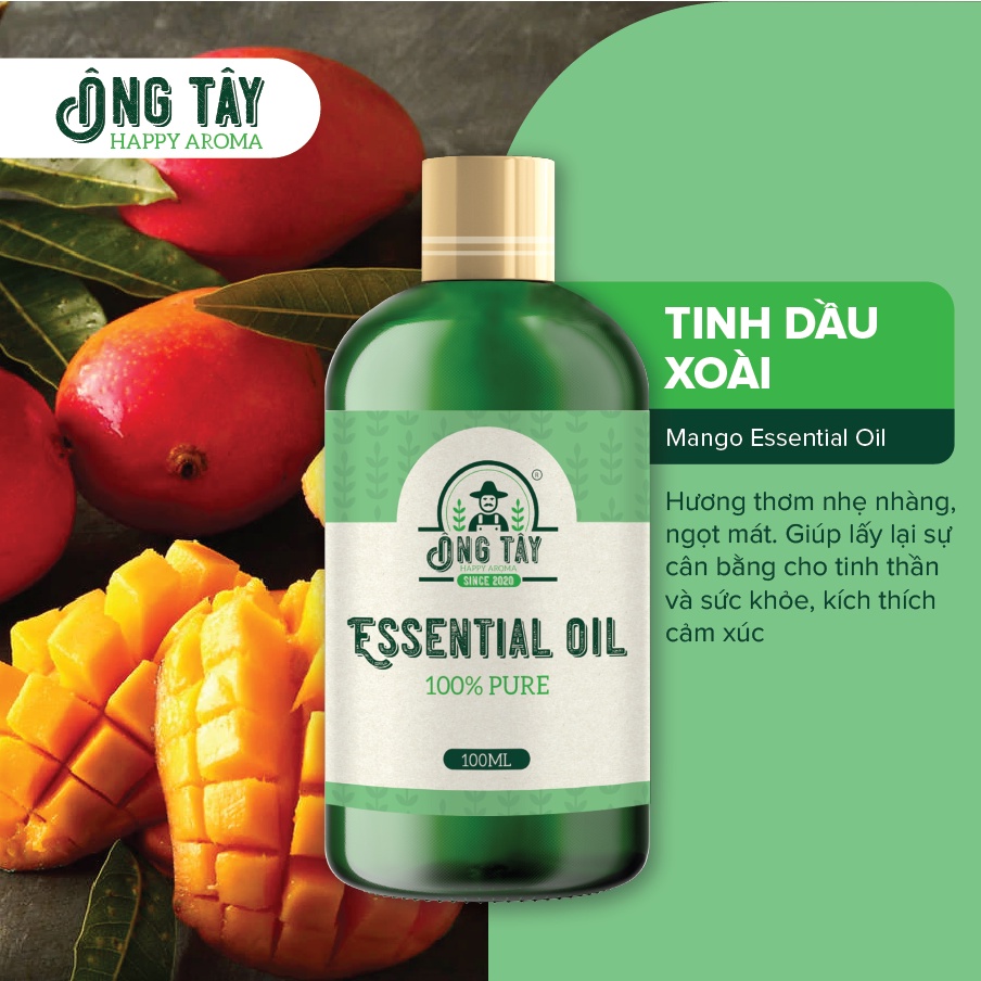 NHIỀU MÙI GIÁ DÙNG THỬ  Tinh dầu thiên nhiên Sả Chanh ÔNG TÂY - Tinh dầu