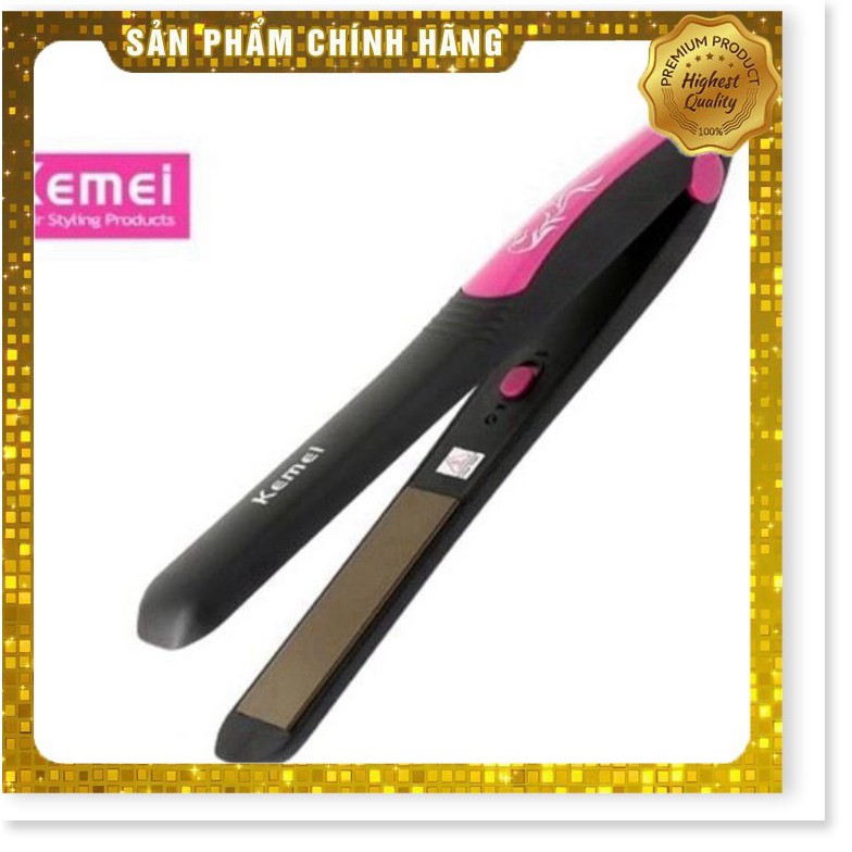 HOT Máy kẹp duỗi thẳng tóc Kemei KM-328 giá rẻ, bảo hành chính hãng tphcm sieu RE