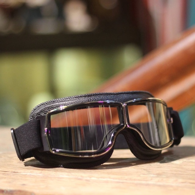 Kính phi công GG550 phụ kiện gắn mũ bảo hiểm dành cho người đi xe máy Arrow Shop