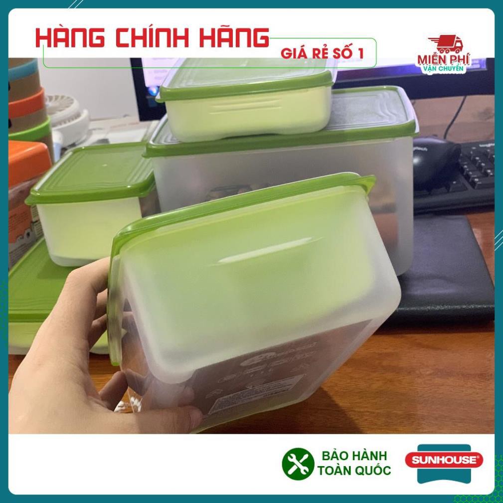 Hộp bảo quản thực phẩm khô SUNHOUSE BioZone,hộp đựng thức ăn SUNHOUSE, 400ML, 500ML,800ML, 1100ML, 2700ML, 7000ML | BigBuy360 - bigbuy360.vn