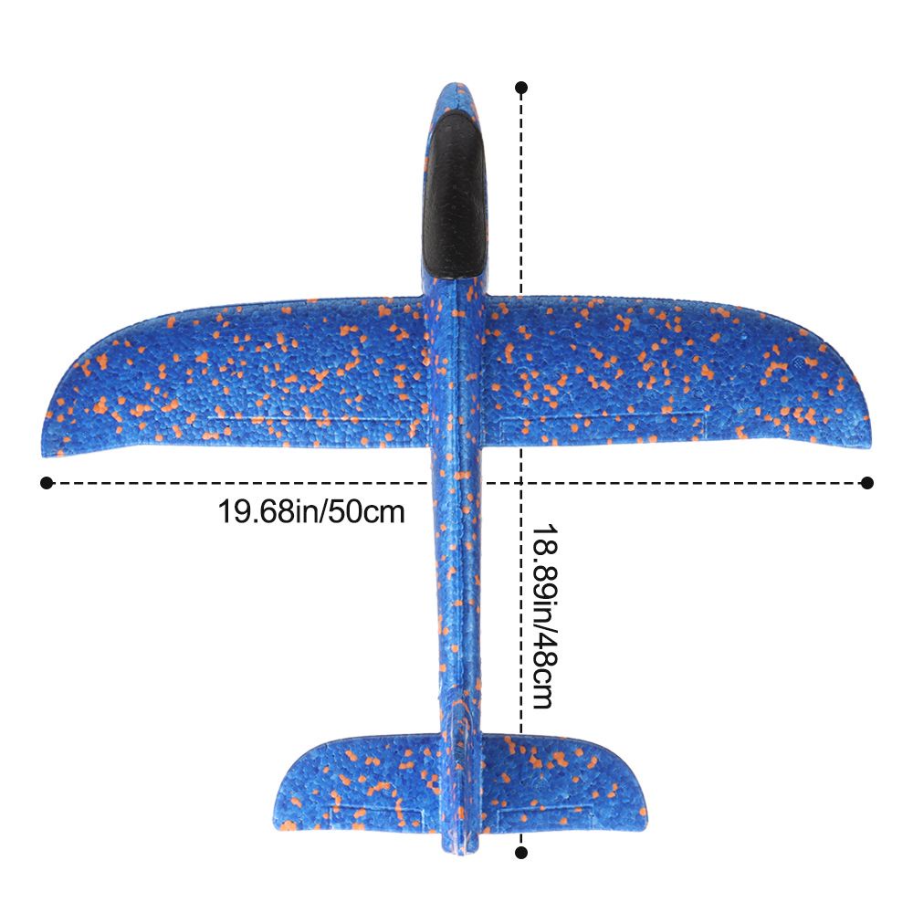 Mô hình máy bay xốp ném tay có đèn LED nhiều màu vui nhộn cho bé