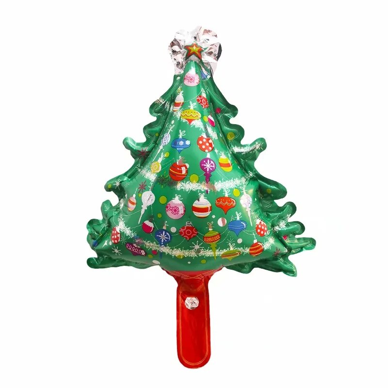 1 Bong Bóng Lá Nhôm Hình Bông Tuyết / Ông Già Noel / Ông Già Noel / Người Tuyết Dễ Thương Trang Trí Tiệc Giáng Sinh / Năm Mới
