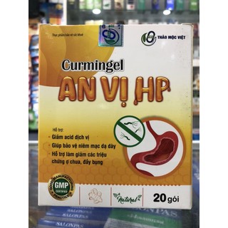 Curmingel An Vị HP - 20 gói - giảm acid dịch vị, bảo vệ niêm mạc dạ dày, giảm các triệu chứng ợ chua, đầy bụng