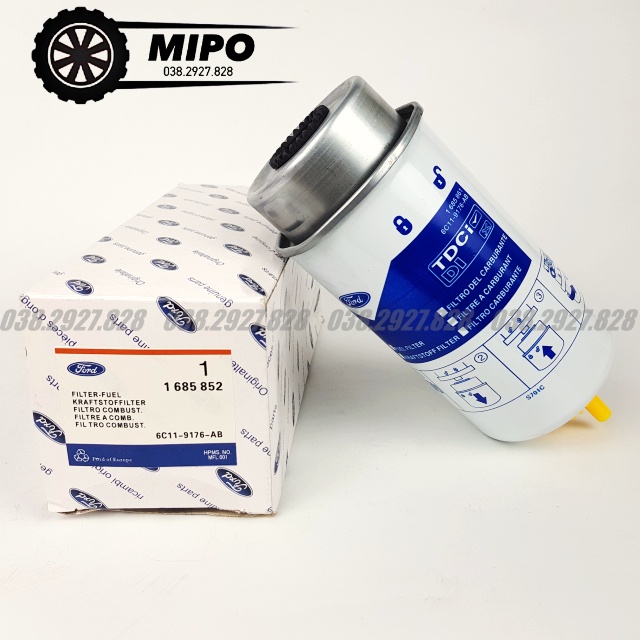 Lọc nhiên liệu, lọc dầu (Diezel) xe Ford Transit (2005-2014) (Mã: 6C119176AC / 1685852 / 3C119176BC)