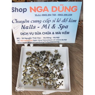 set cham gắn móng mix kiểu