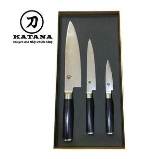 Bộ 3 dao bếp nhật cao cấp kai shun classic chef, ultility và paring bộ dao thái, đa năng, gọt hoa quả dms-300